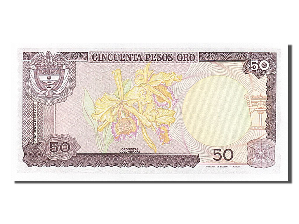 Banknote, Colombia, 50 Pesos Oro, 1984, 1984-10-12, UNC(65-70)