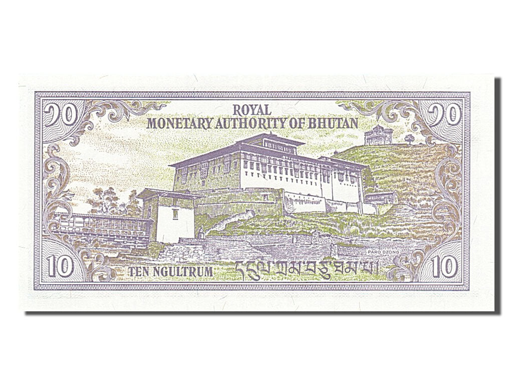 Billete, 10 Ngultrum, 2000, Bután, UNC