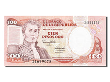 Banknote, Colombia, 100 Pesos Oro, 1991, 1991-08-07, UNC(65-70)