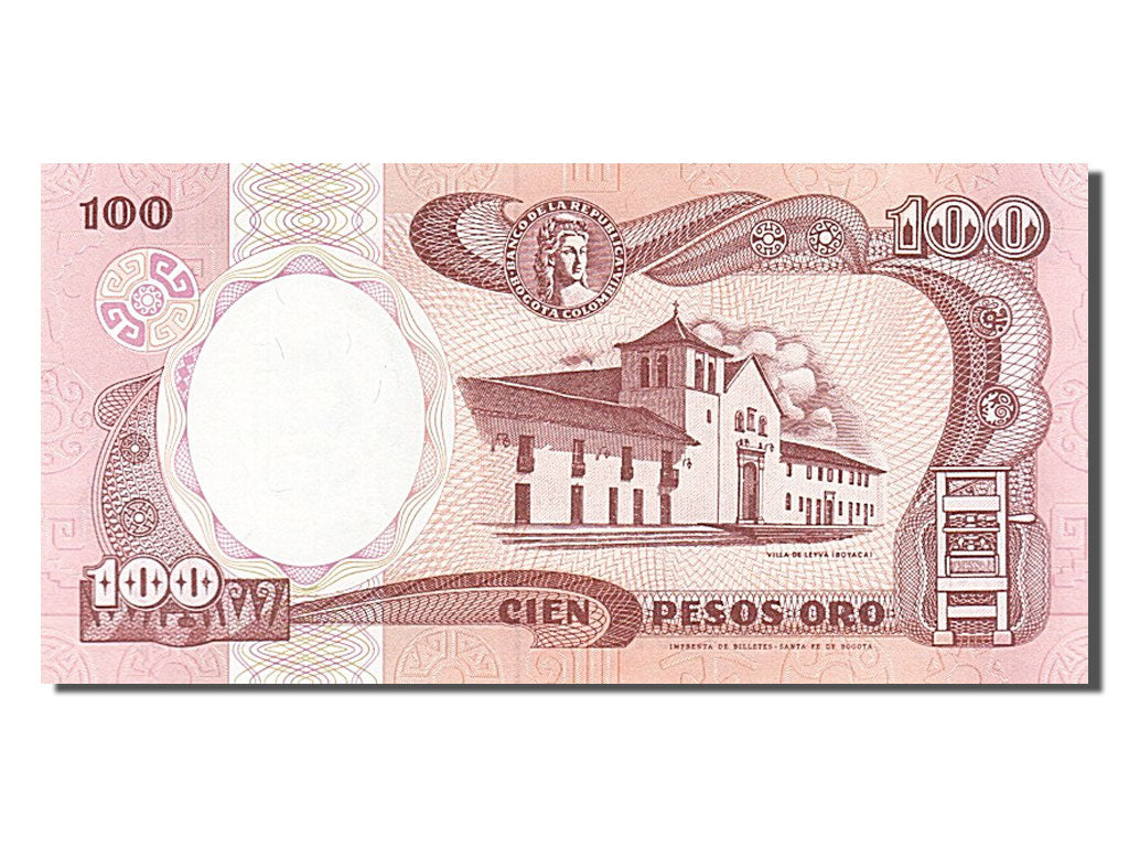 Banknote, Colombia, 100 Pesos Oro, 1991, 1991-08-07, UNC(65-70)