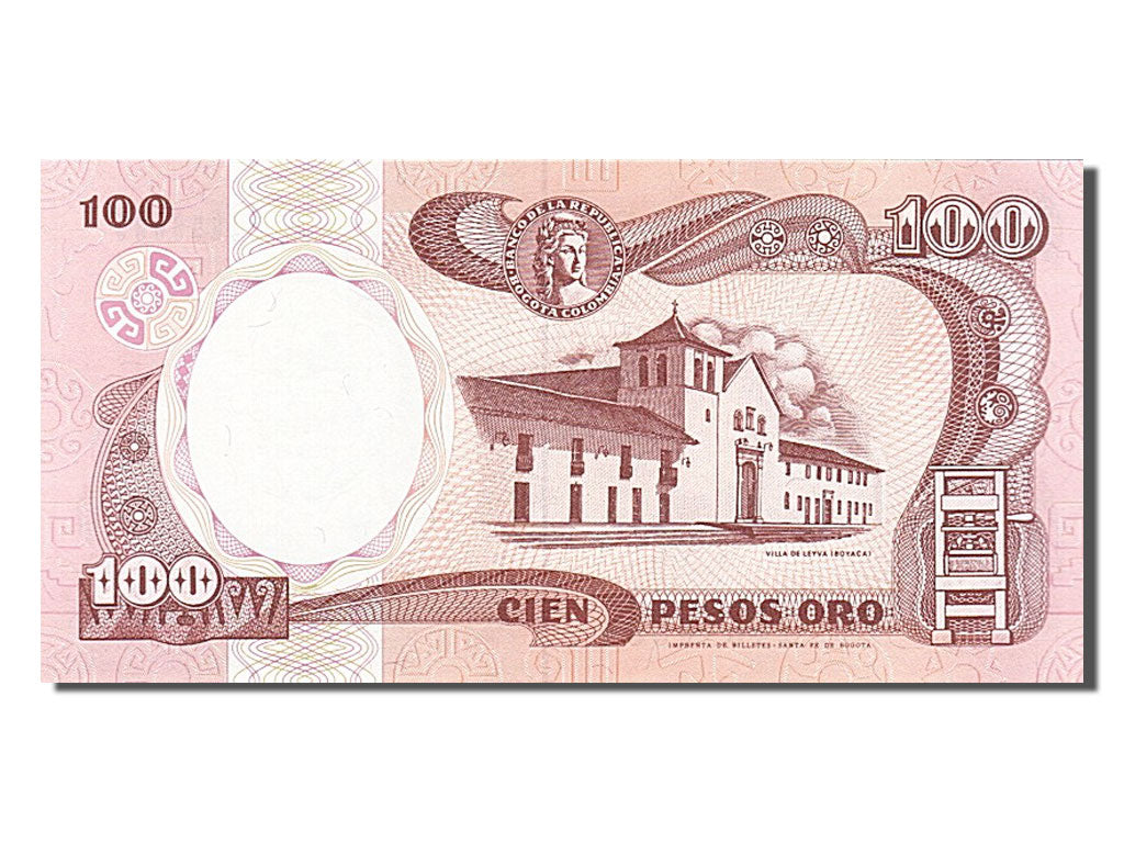 Banknote, Colombia, 100 Pesos Oro, 1991, 1991-08-07, UNC(65-70)