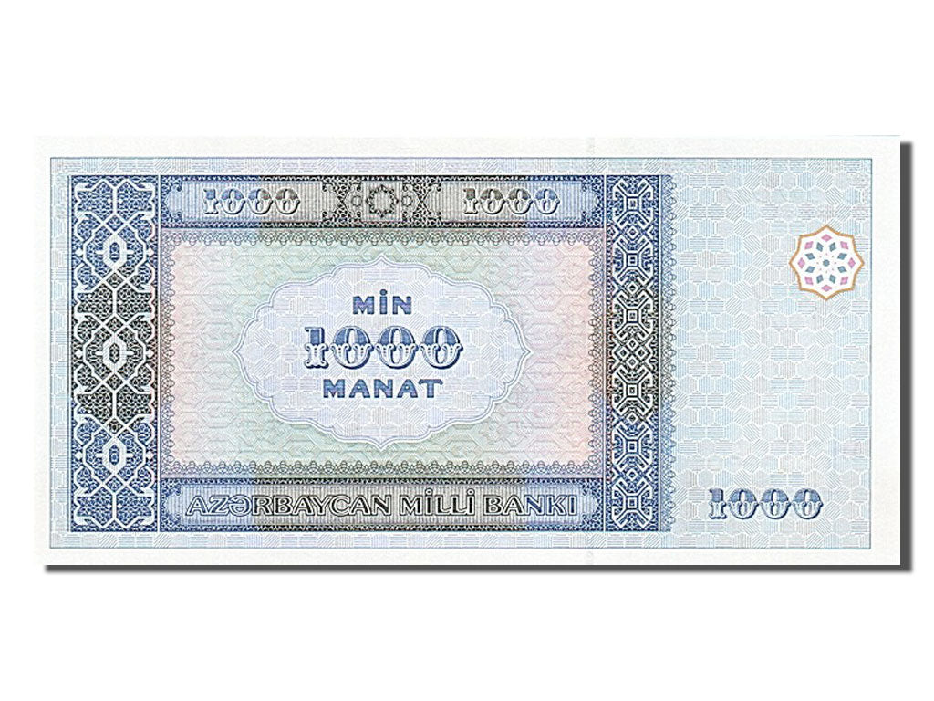 Biljet, Azerbeidjan, 1000 Manat, 2001, NIEUW