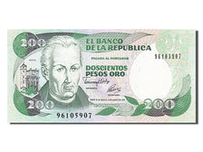 Banknote, Colombia, 200 Pesos Oro, 1992, 1992-08-10, UNC(65-70)