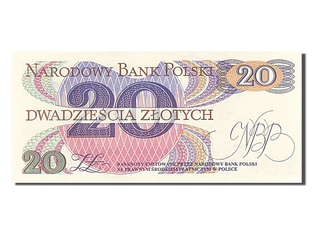 Banknote, Poland, 20 Zlotych, 1982, 1982-06-01, UNC(63)