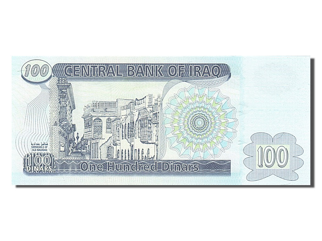 Billete, 100 Dinars, 2002, Iraq, UNC