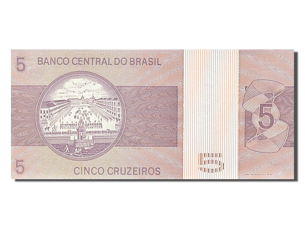 Banknote, Brazil, 5 Cruzeiros, 1974, UNC(65-70)