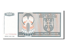 Banknote, Bosnia - Herzegovina, 1000 Dinara, 1992, UNC(65-70)