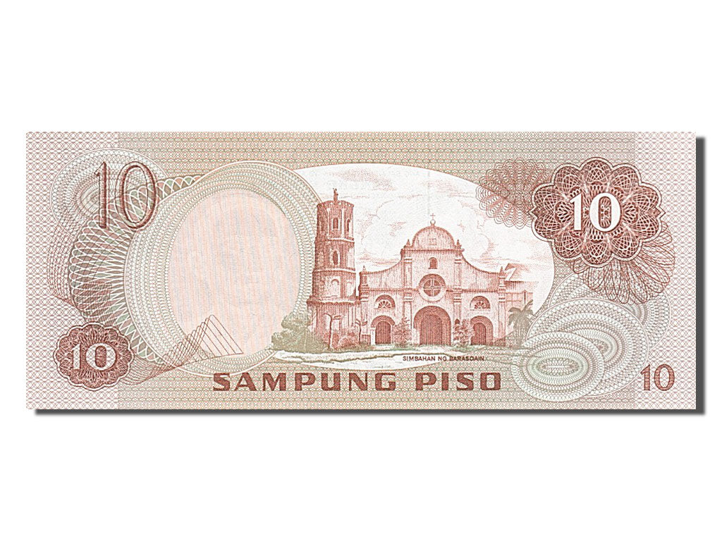 Banknote, Philippines, 10 Piso, UNC(65-70)