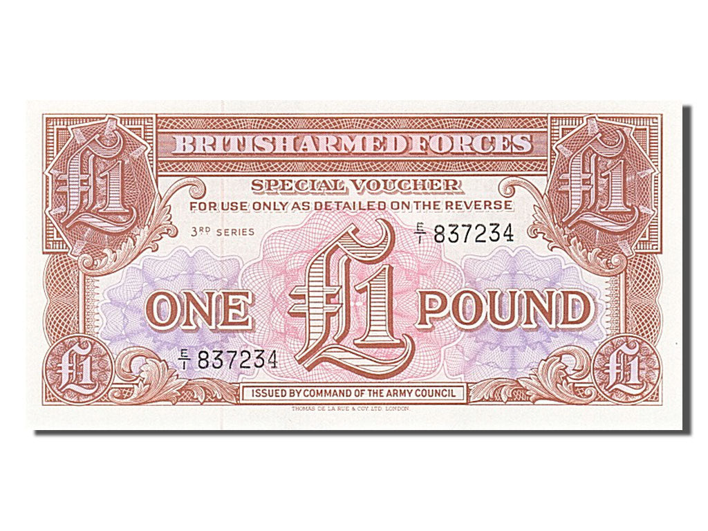 Banknote, Great Britain, 1 Pound, 1956, UNC(65-70)