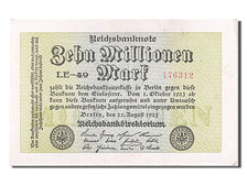 Banknote, Germany, 10 Millionen Mark, 1923, 1923-08-22, AU(55-58)
