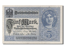 Billet, Allemagne, 5 Mark, 1917, 1917-08-01, SPL