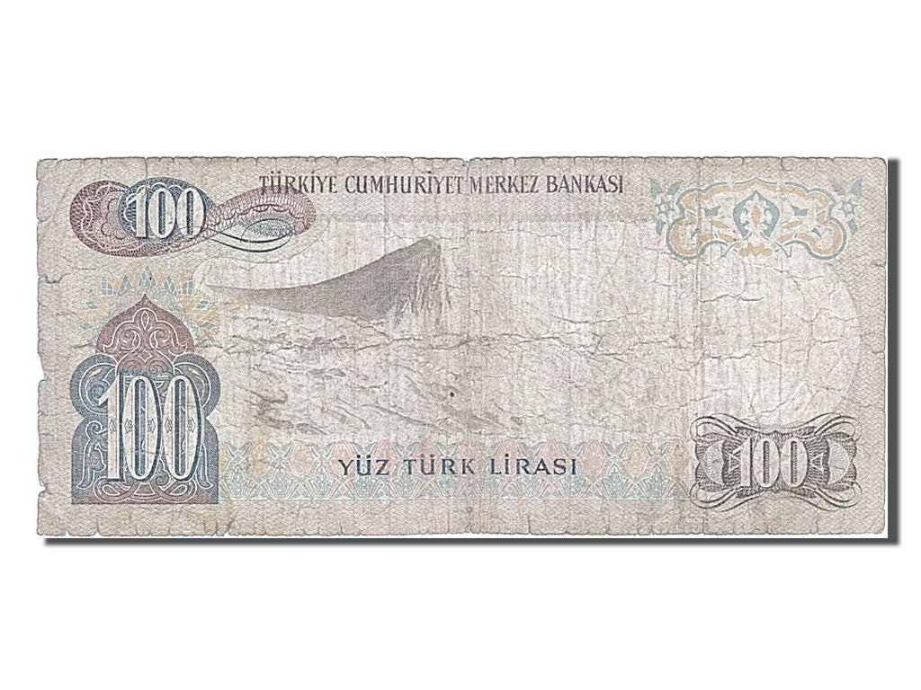 Banknote, Turkey, 100 Lira, 1970, F(12-15)