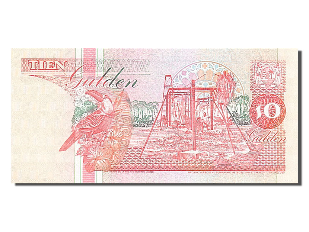 Billete, 10 Gulden, 1996, Surinam, 1996-12-01, UNC