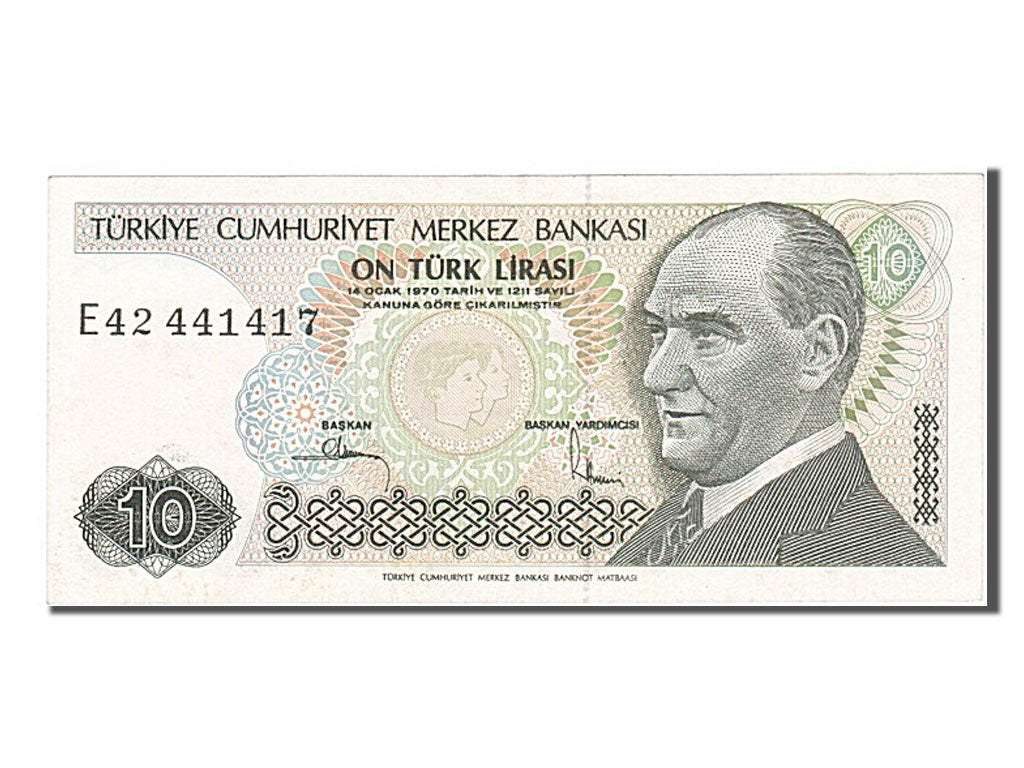 Billet, Turquie, 10 Lira, 1979, SUP
