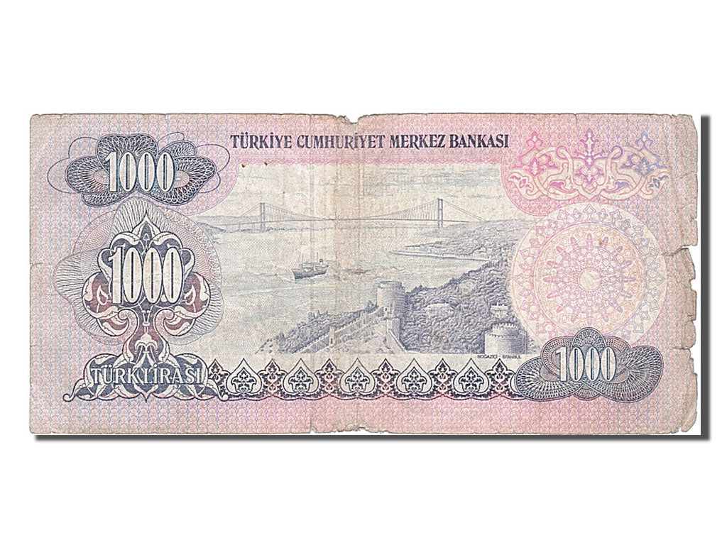 Billet, Turquie, 1000 Lira, 1970, 1970-01-14, TB