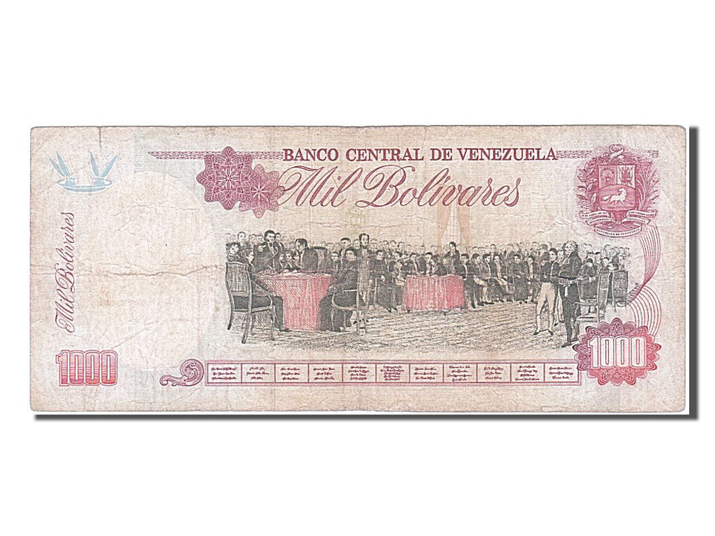 Banknote, Venezuela, 1000 Bolivares, 1995, 1995-06-05, VF(30-35)