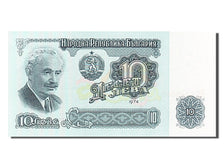 Billet, Bulgarie, 10 Leva, 1974, NEUF