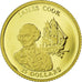 Liberia, 25 Dollars, James Cook, 2001, Gold, MS(65-70)