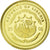 Libéria, 25 Dollars, Nostradamus, 2001, Dourado, MS(65-70)