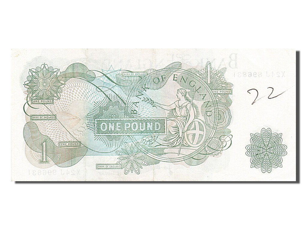 Banknot, Wielka Brytania, 1 Pound, 1970, EF(40-45)