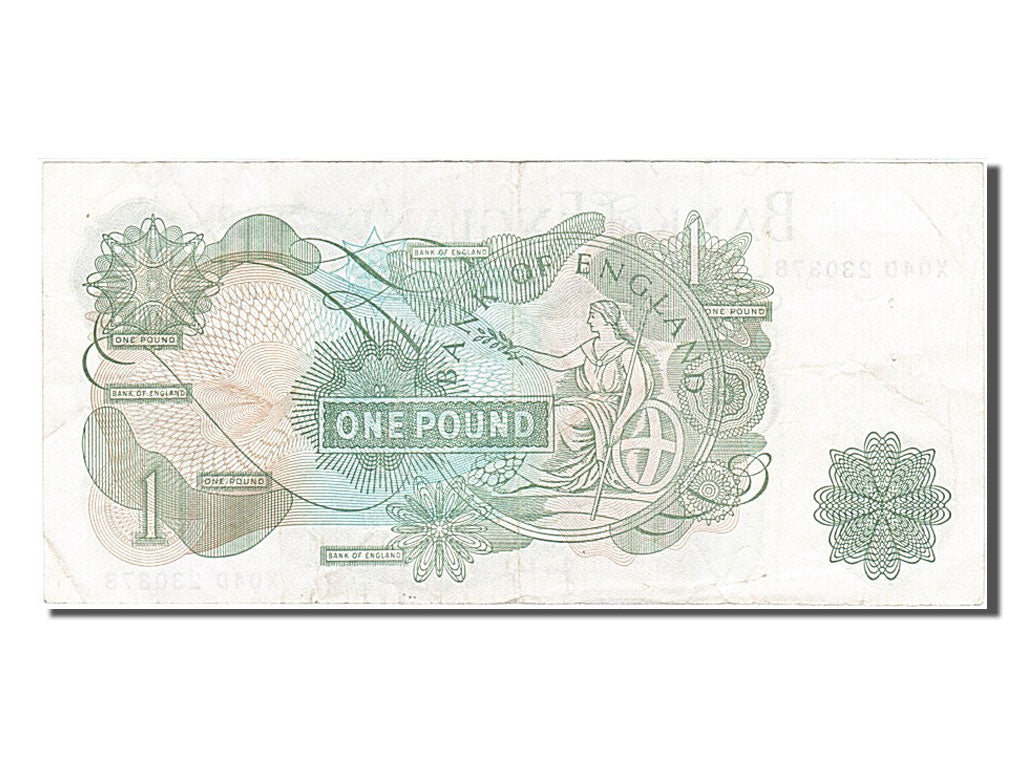 Banconote, Gran Bretagna, 1 Pound, 1970, BB