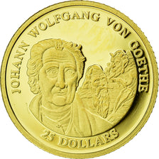 Liberia, 25 Dollars, 2001, Zilver, FDC