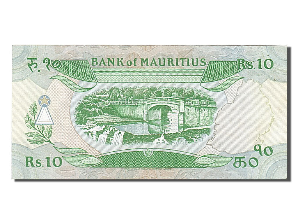 Banknote, Mauritius, 10 Rupees, 1985, EF(40-45)