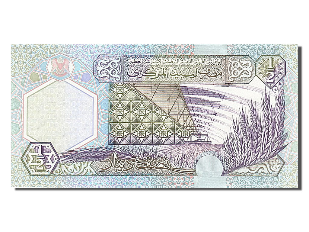 Billet, Libya, 1/2 Dinar, 2002, NEUF