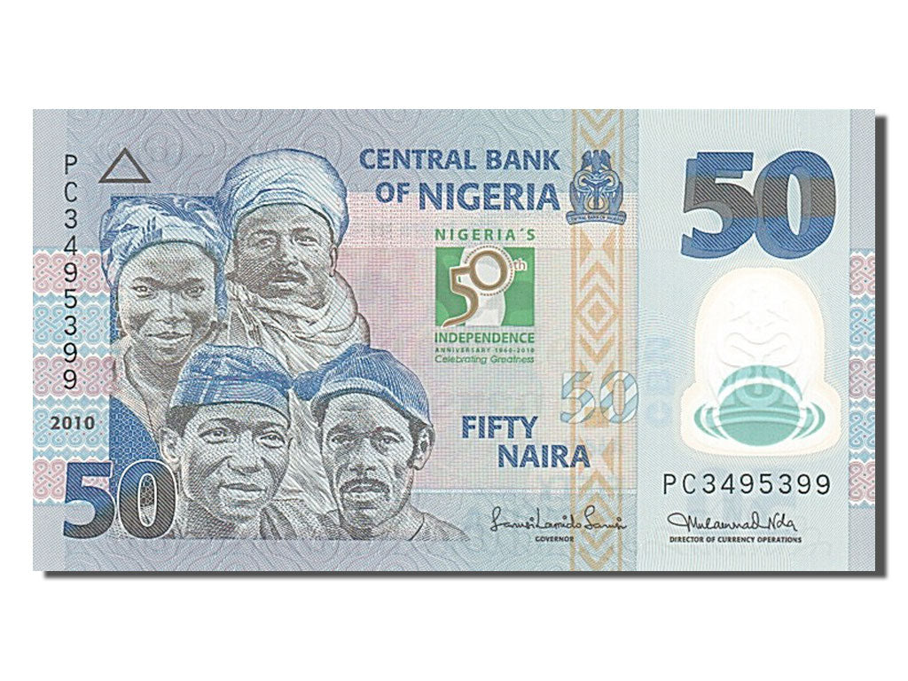 Banknote, Nigeria, 50 Naira, 2010, UNC(65-70)