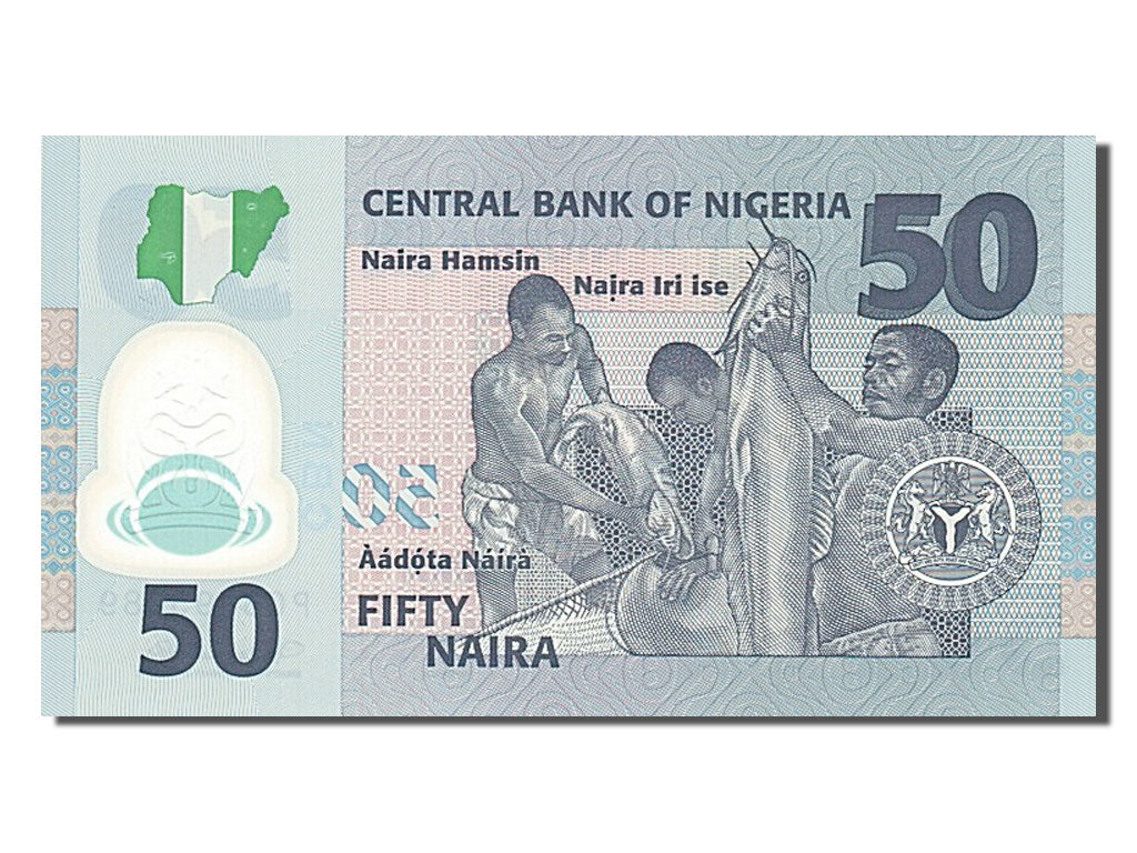Banknot, Nigeria, 50 Naira, 2010, UNC(65-70)