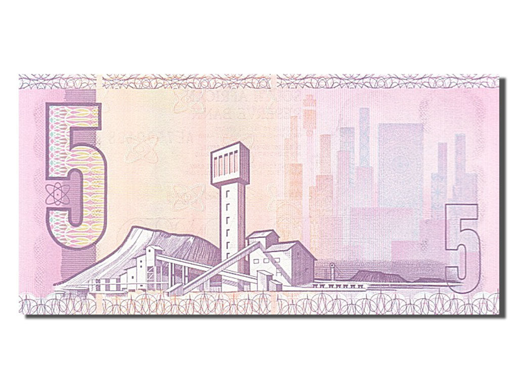 Banknote, South Africa, 5 Rand, 1990, UNC(65-70)