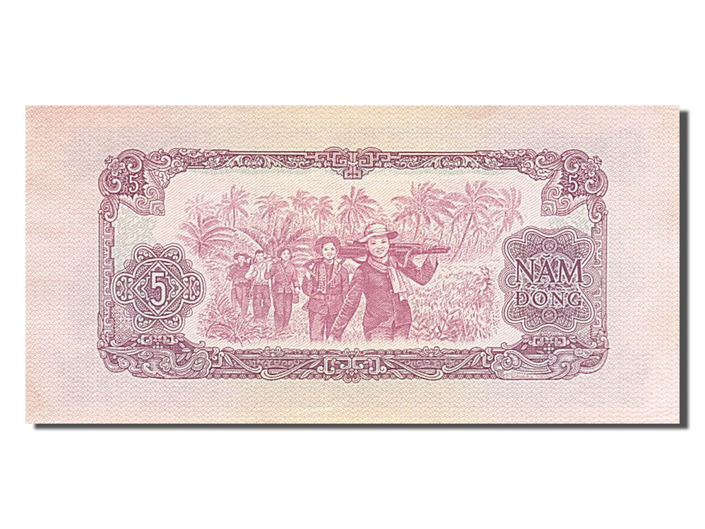 Banknot, Południowy Wiet Nam, 5 D<ox>ng, 1963, UNC(65-70)