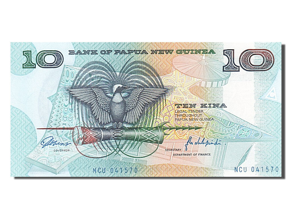 Billet, Papua New Guinea, 10 Kina, 1988, NEUF