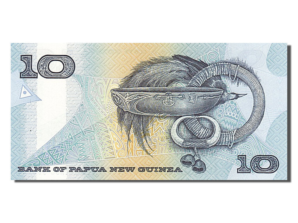Geldschein, Papua New Guinea, 10 Kina, 1988, UNZ