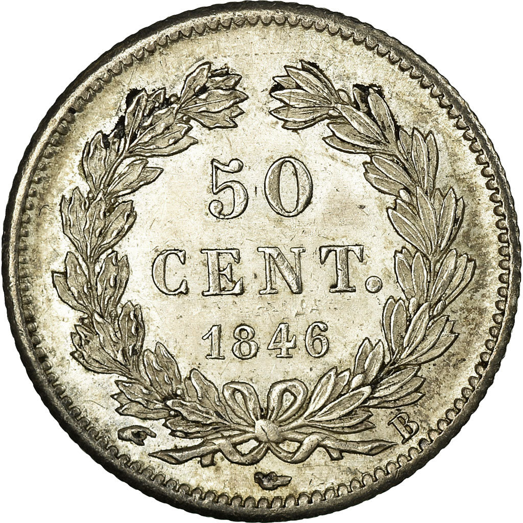 Frankreich, 50 Centimes, Louis-Philippe, 1846, Paris, Silber, VZ, Gadoury:410