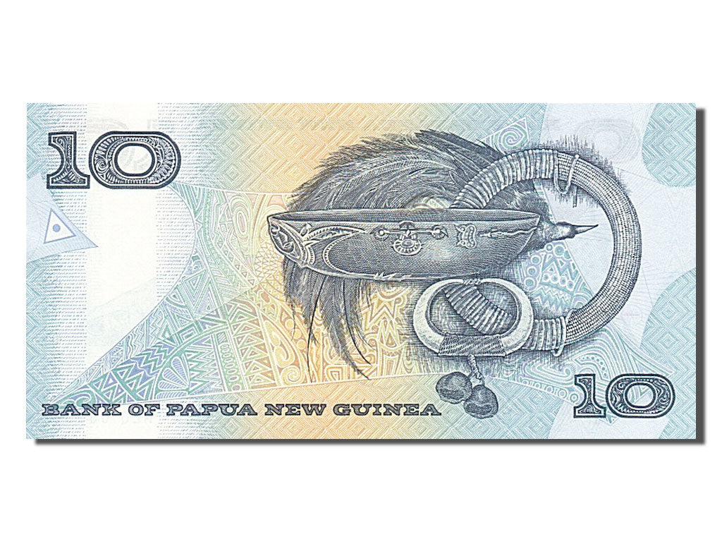 Geldschein, Papua New Guinea, 10 Kina, 1988, UNZ