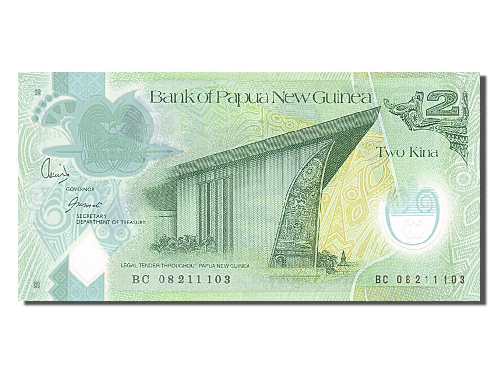 Billet, Papua New Guinea, 2 Kina, 2007, NEUF