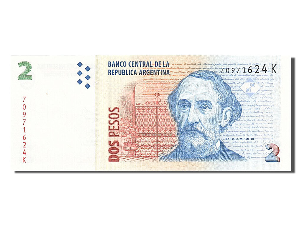 Billete, 2 Pesos, 2002, Argentina, UNC