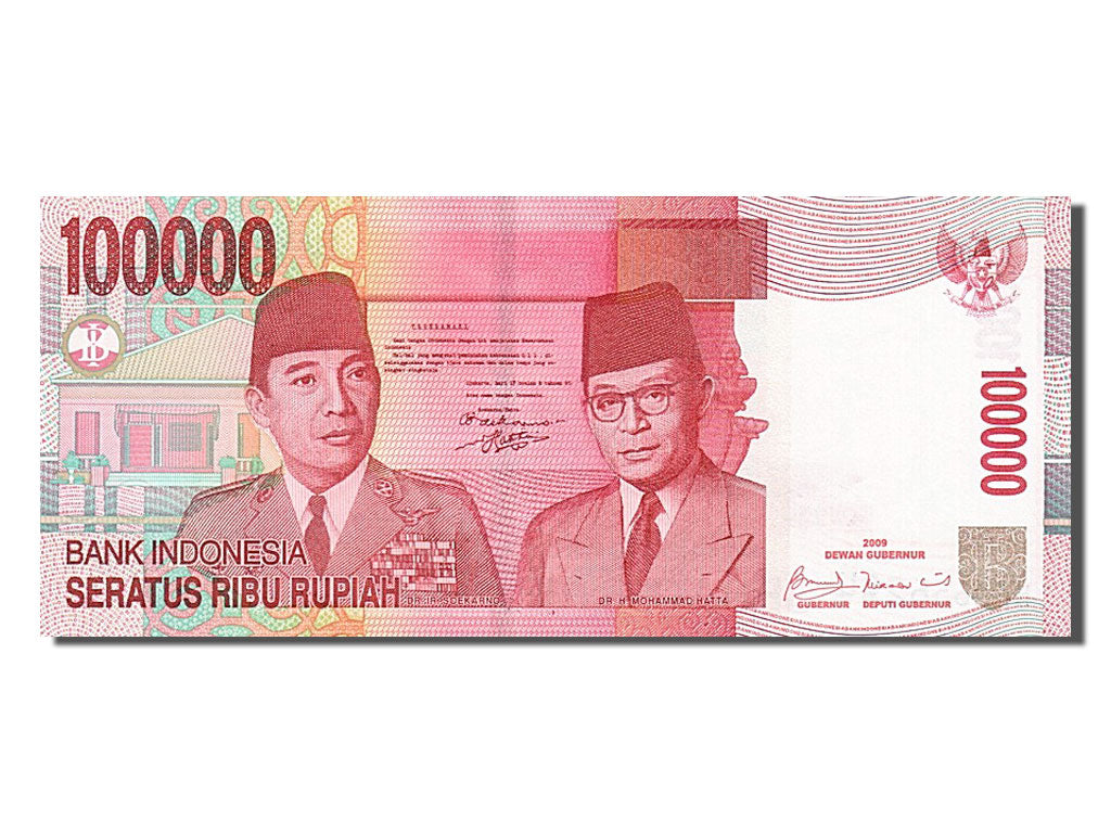 Banknote, Indonesia, 100,000 Rupiah, 2009, UNC(65-70)