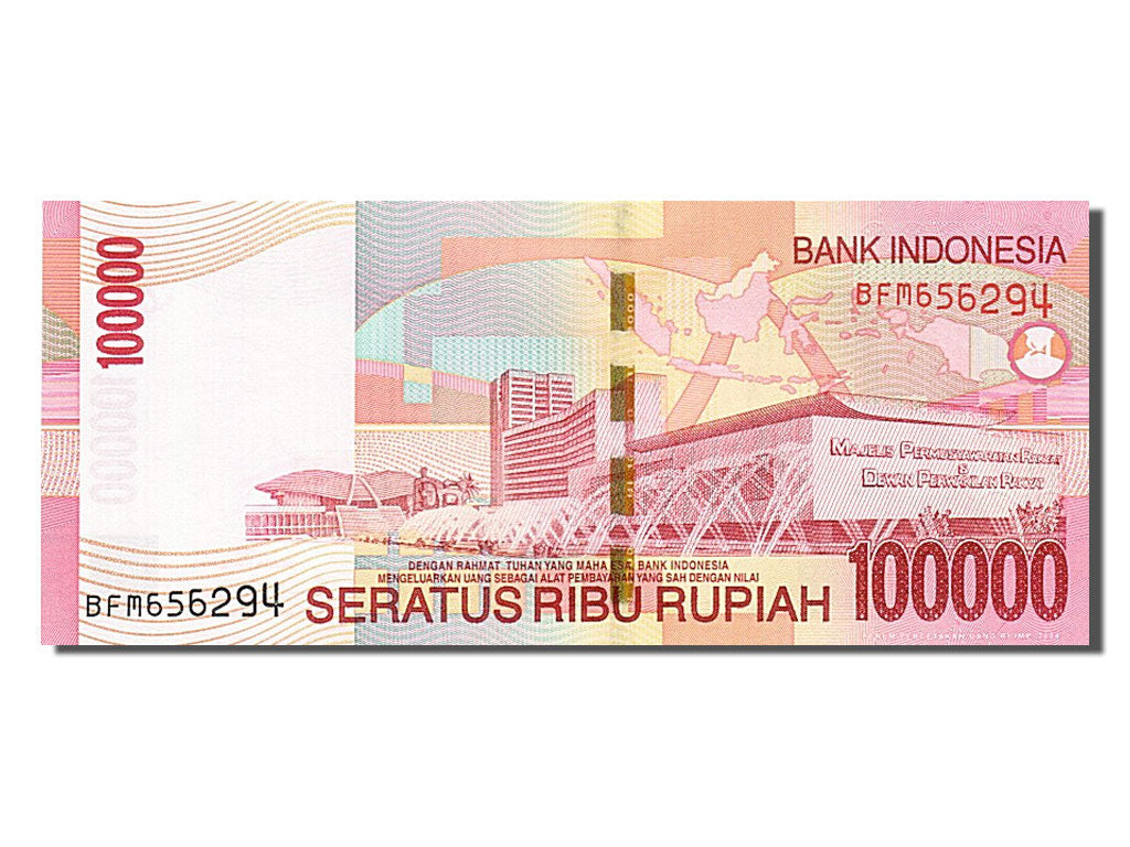 Banknote, Indonesia, 100,000 Rupiah, 2009, UNC(65-70)