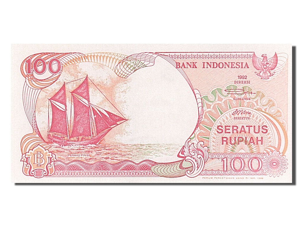 Banknot, Indonesia, 100 Rupiah, 1992, UNC(65-70)