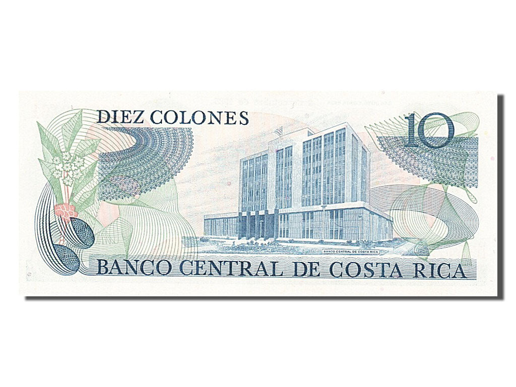 Banknote, Costa Rica, 10 Colones, 1985, 1985-10-02, UNC(65-70)