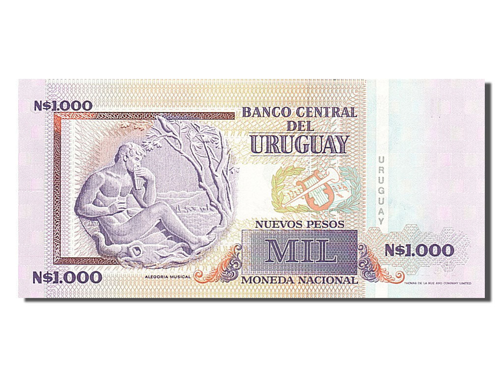 Banknote, Uruguay, 1000 Nuevos Pesos, 1989, UNC(65-70)