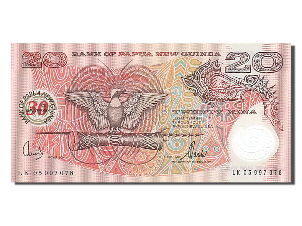Billet, Papua New Guinea, 20 Kina, 2004, NEUF