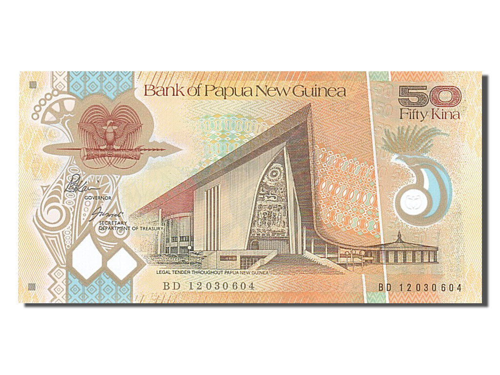 Billet, Papua New Guinea, 50 Kina, 2008, NEUF