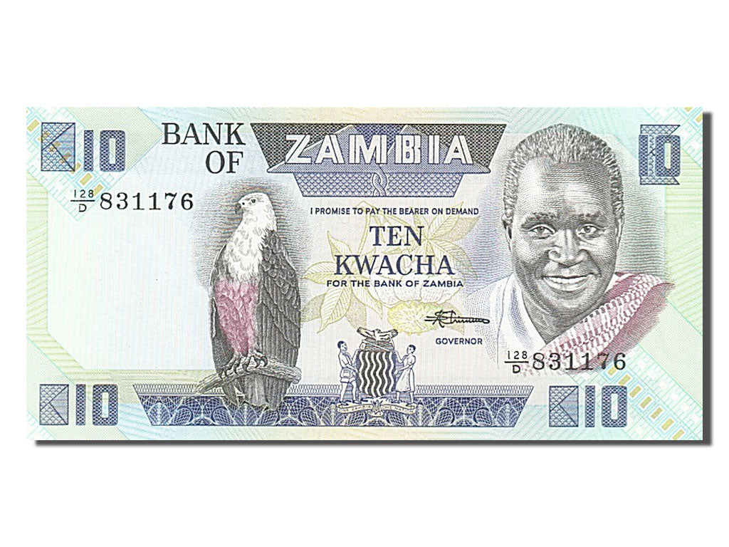 Banknote, Zambia, 10 Kwacha, 1980, UNC(65-70)