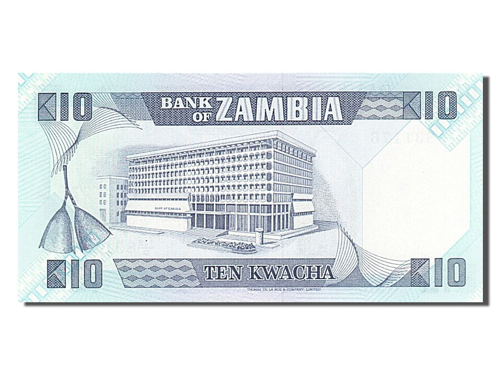 Banknote, Zambia, 10 Kwacha, 1980, UNC(65-70)