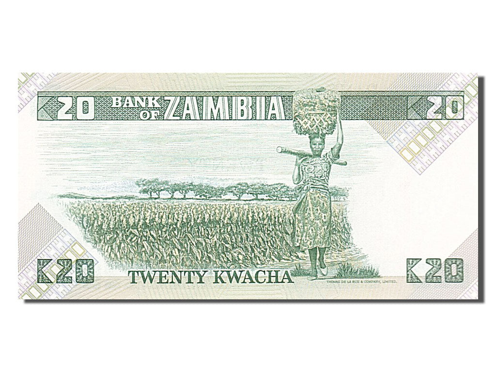 Banknote, Zambia, 20 Kwacha, 1980, UNC(65-70)
