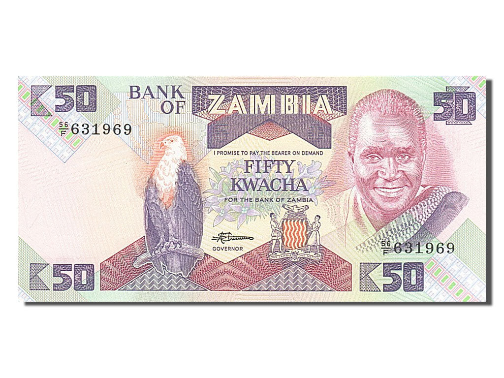 Banknote, Zambia, 50 Kwacha, 1986, UNC(65-70)