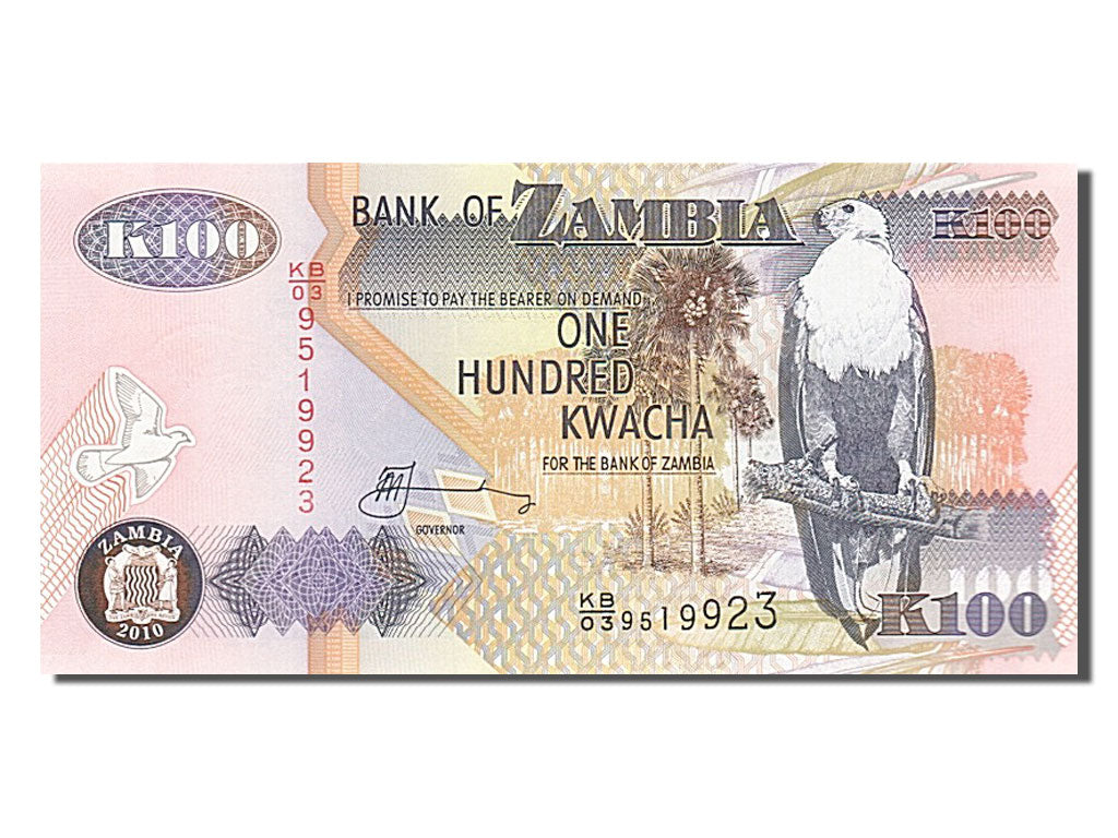 Banknote, Zambia, 100 Kwacha, 2010, UNC(65-70)